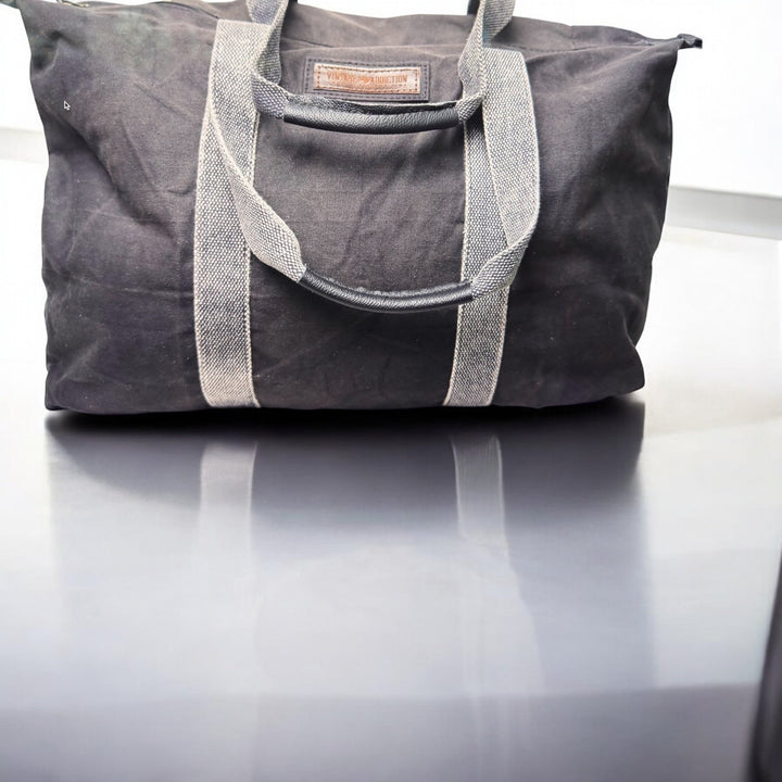 Black Canvas Weekender Travel Bag - Real Moms Boutique LLC