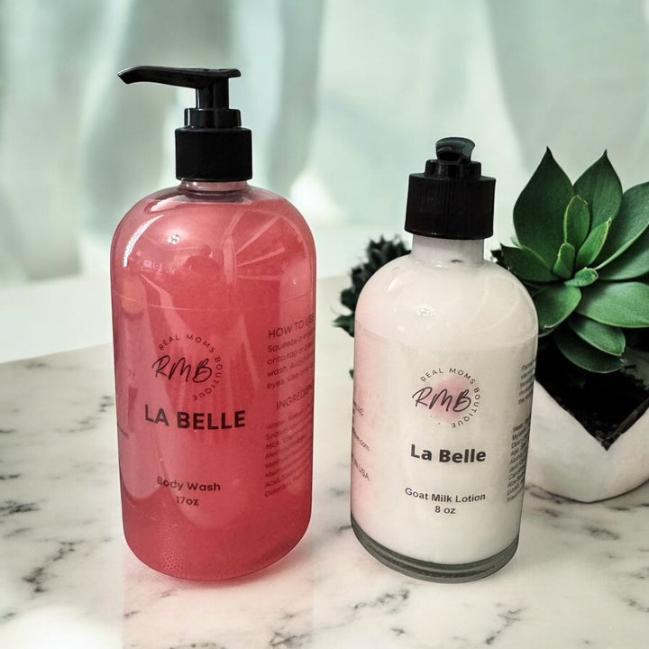 Body Wash and Goat Milk Lotion Set - Real Moms Boutique LLC