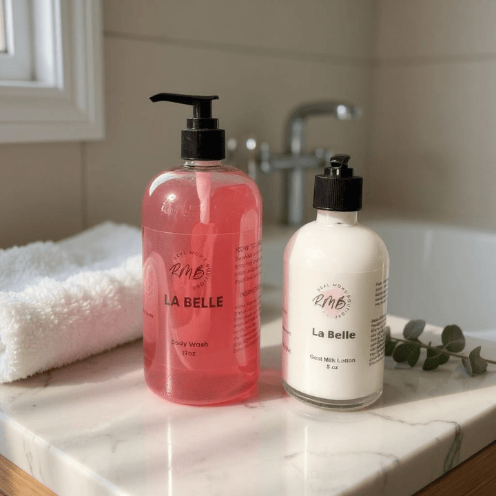 Body Wash and Goat Milk Lotion Set - Real Moms Boutique LLC
