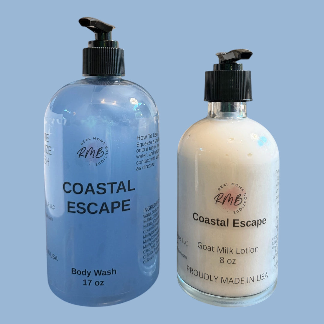 Body Wash and Goat Milk Lotion Set - Real Moms Boutique LLC