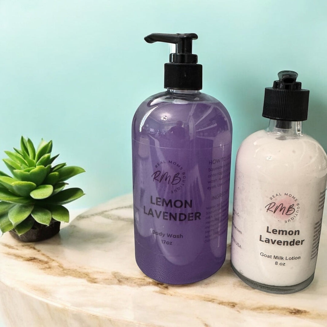 Body Wash and Goat Milk Lotion Set - Real Moms Boutique LLC