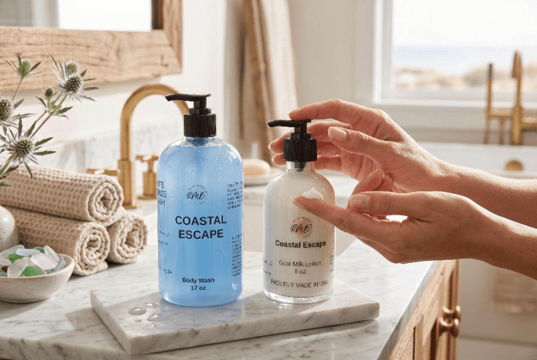 Body Wash and Goat Milk Lotion Set - Real Moms Boutique LLC
