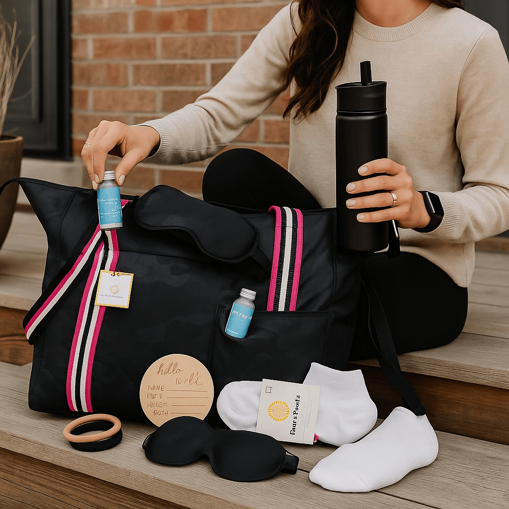 Cassie Camo Labor & Delivery Bag – Stylish Support for Mama’s Big Day - Real Moms Boutique LLC