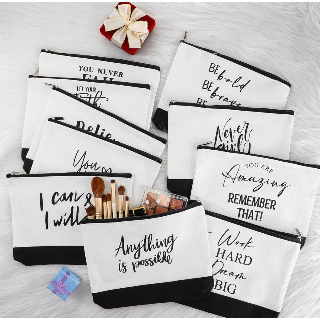 Everyday Empowerment Canvas Gift Pouch - Essentials for Women - Real Moms Boutique LLC