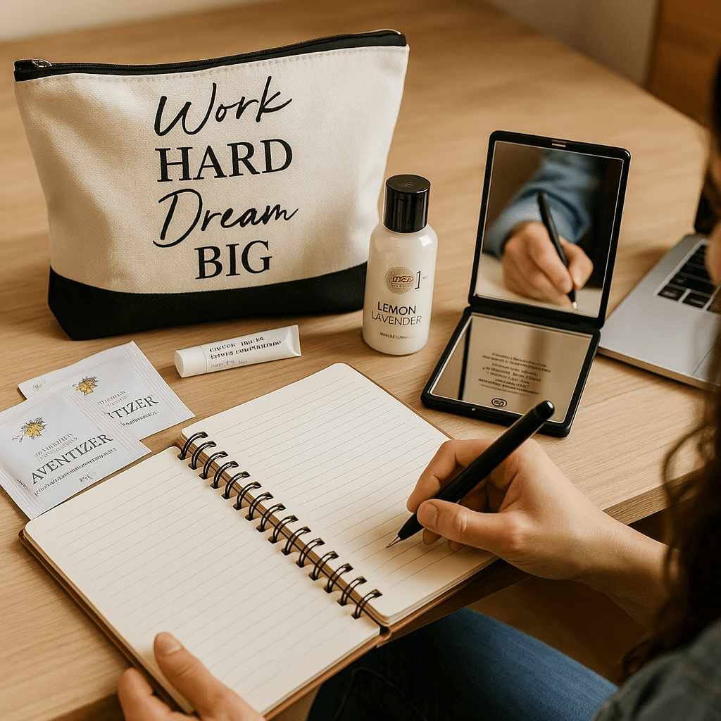 Everyday Empowerment Canvas Gift Pouch - Essentials for Women - Real Moms Boutique LLC