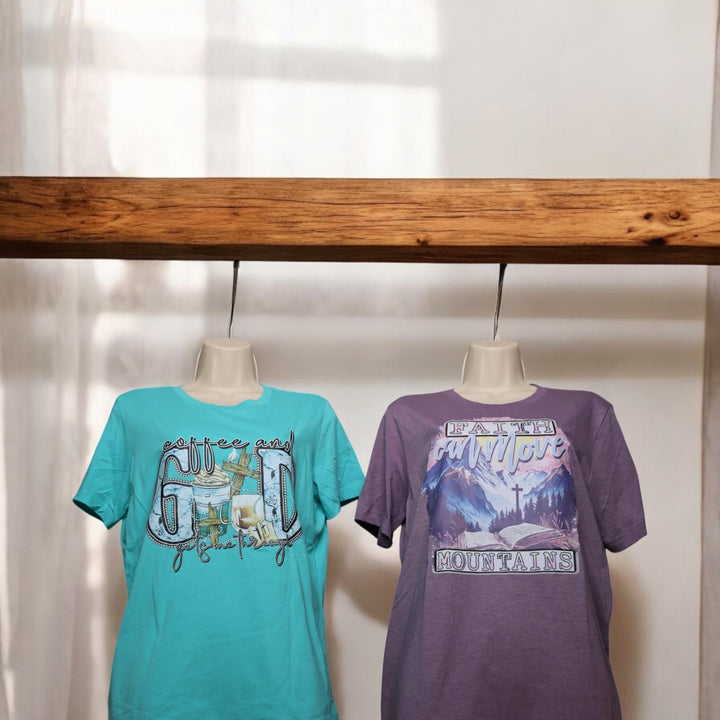 Faith Can Move Mountains Tee: Unisex - Real Moms Boutique LLC
