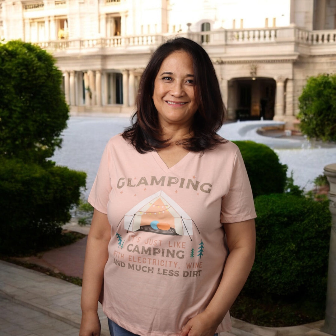 Glamping "Queen" T-Shirt - Women's Relaxed Fit - Real Moms Boutique LLC
