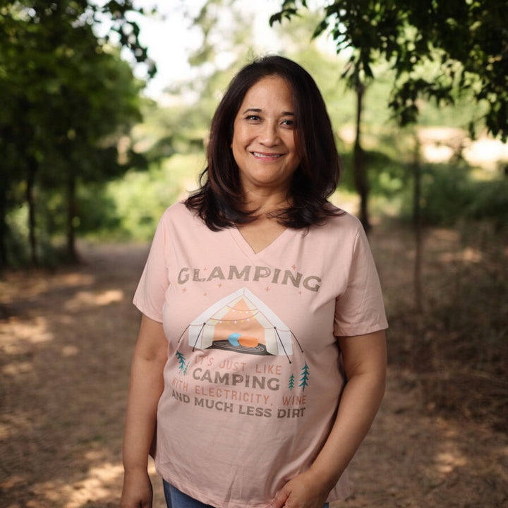 Glamping "Queen" T-Shirt - Women's Relaxed Fit - Real Moms Boutique LLC