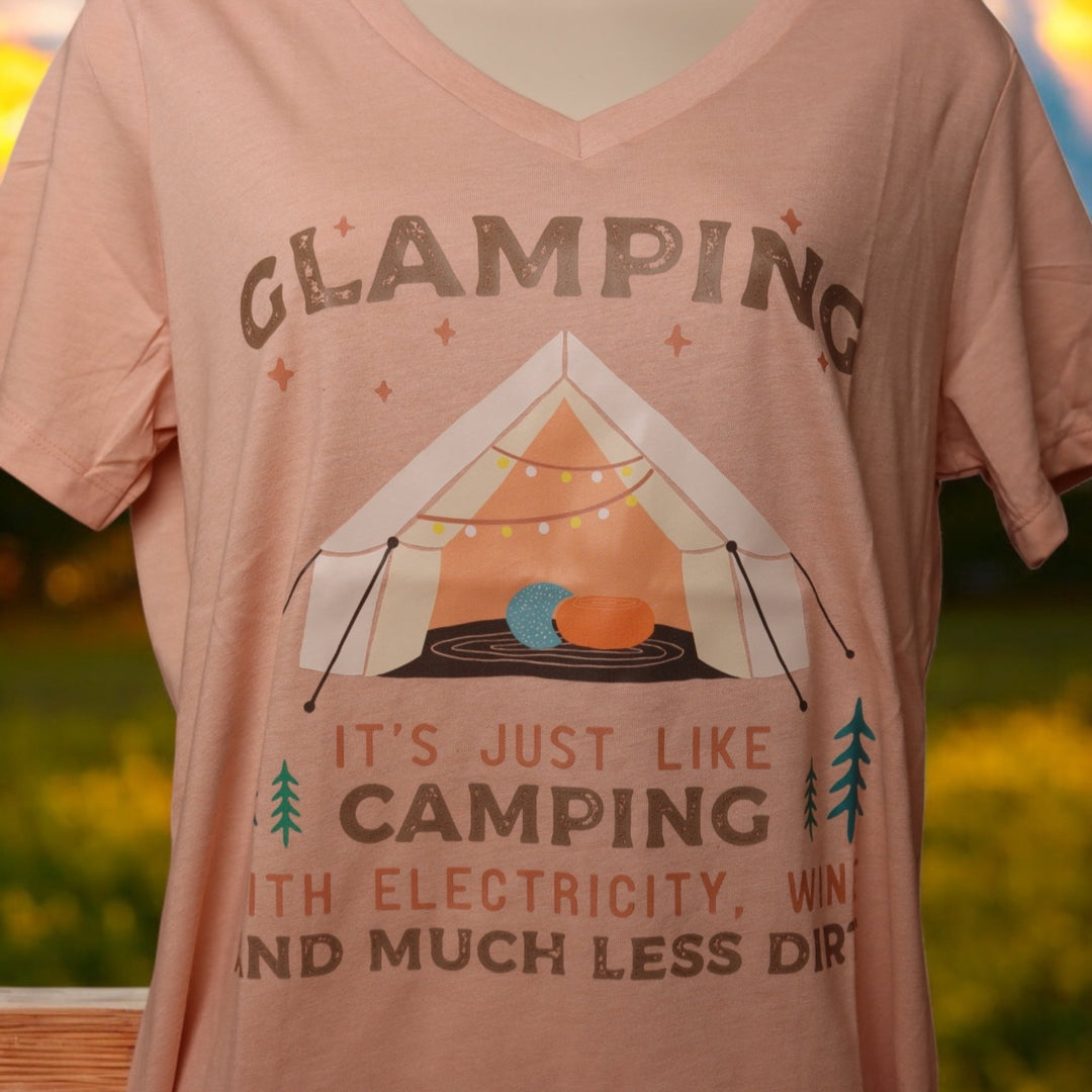 Glamping "Queen" T-Shirt - Women's Relaxed Fit - Real Moms Boutique LLC