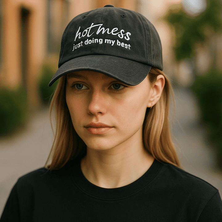 Hot Mess Doing My Best Everyday Cap - Real Moms Boutique LLC