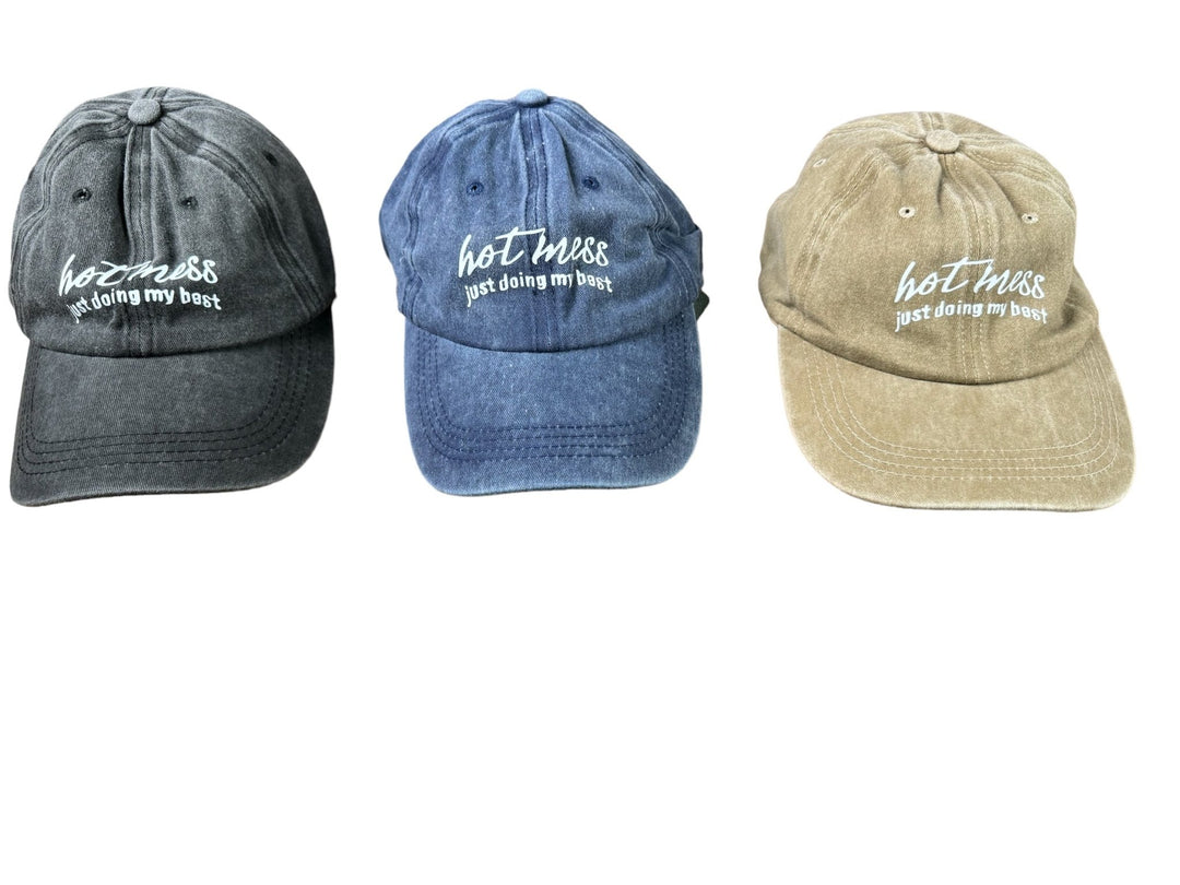 Hot Mess Doing My Best Everyday Cap - Real Moms Boutique LLC