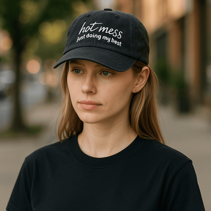 Hot Mess Doing My Best Everyday Cap - Real Moms Boutique LLC