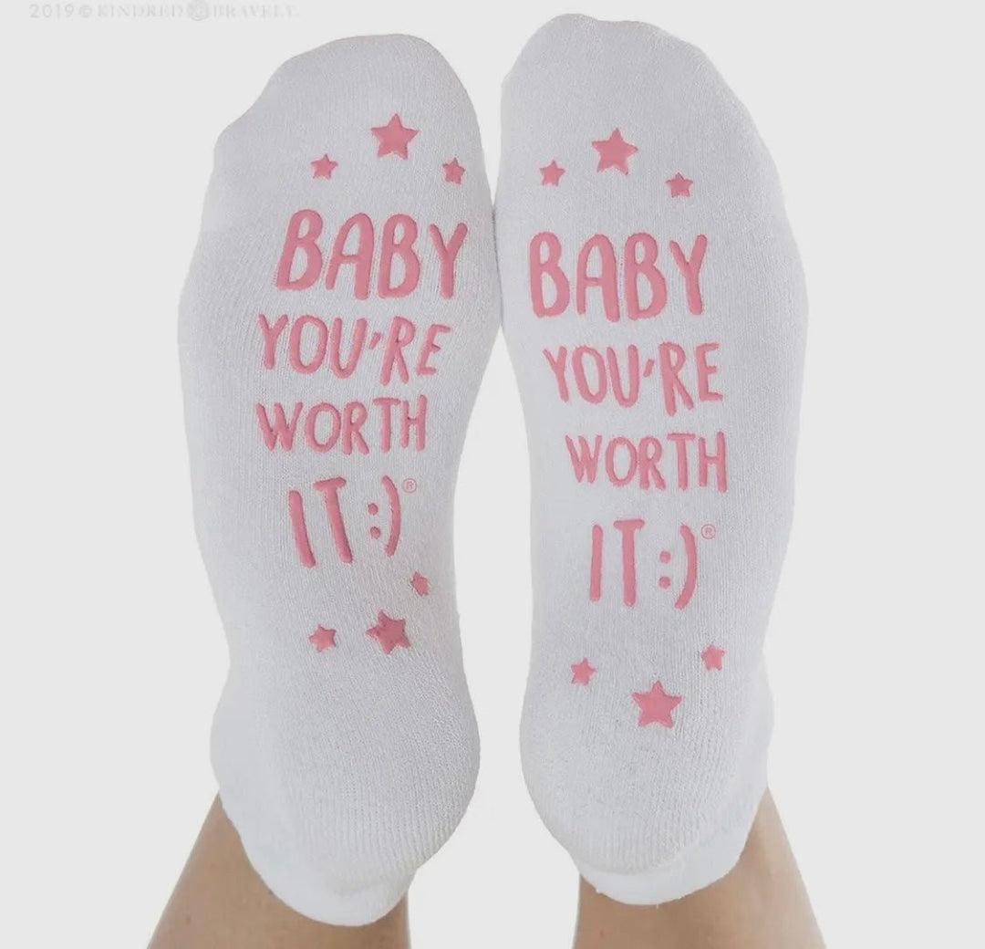 Labor and Delivery Inspirational Fun Socks - Real Moms Boutique LLC