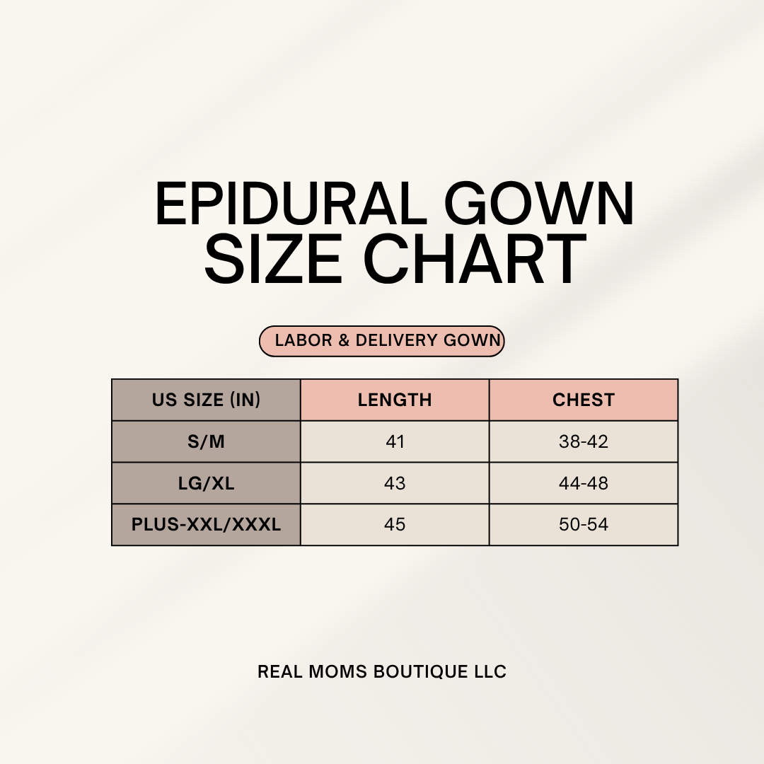 Labor & Delivery Epidural Gown - Real Moms Boutique LLC