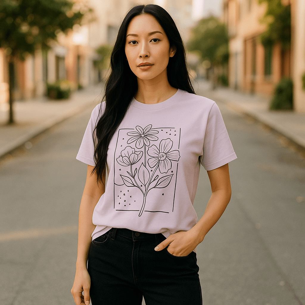 Lavender Muse Tee - Real Moms Boutique LLC