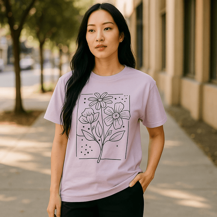 Lavender Muse Tee - Real Moms Boutique LLC