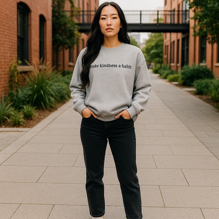 Make Kindness a Habit Crewneck - Real Moms Boutique LLC