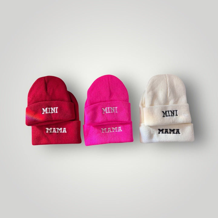 Mama and Mini Matching Beanie Set - Real Moms Boutique LLC