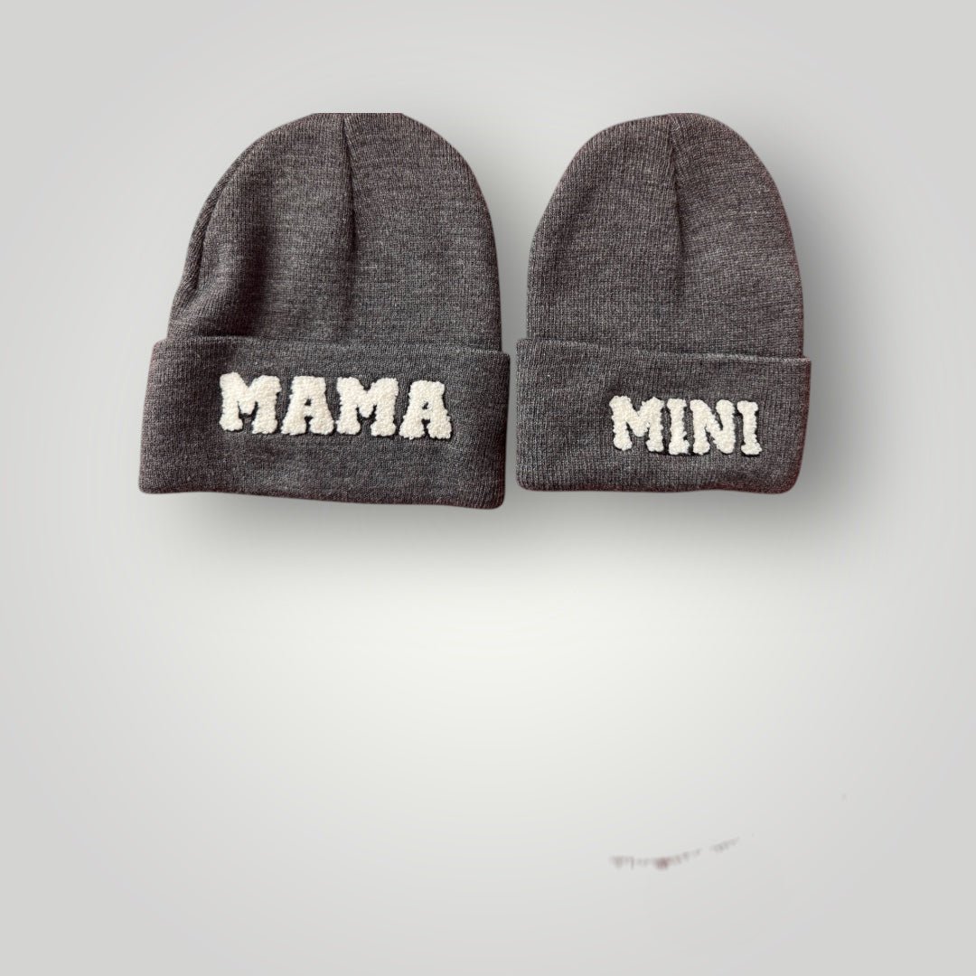 Mama and Mini Matching Beanie Set - Real Moms Boutique LLC