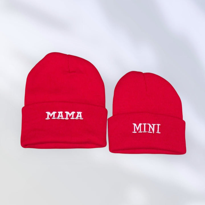 Mama and Mini Matching Beanie Set - Real Moms Boutique LLC