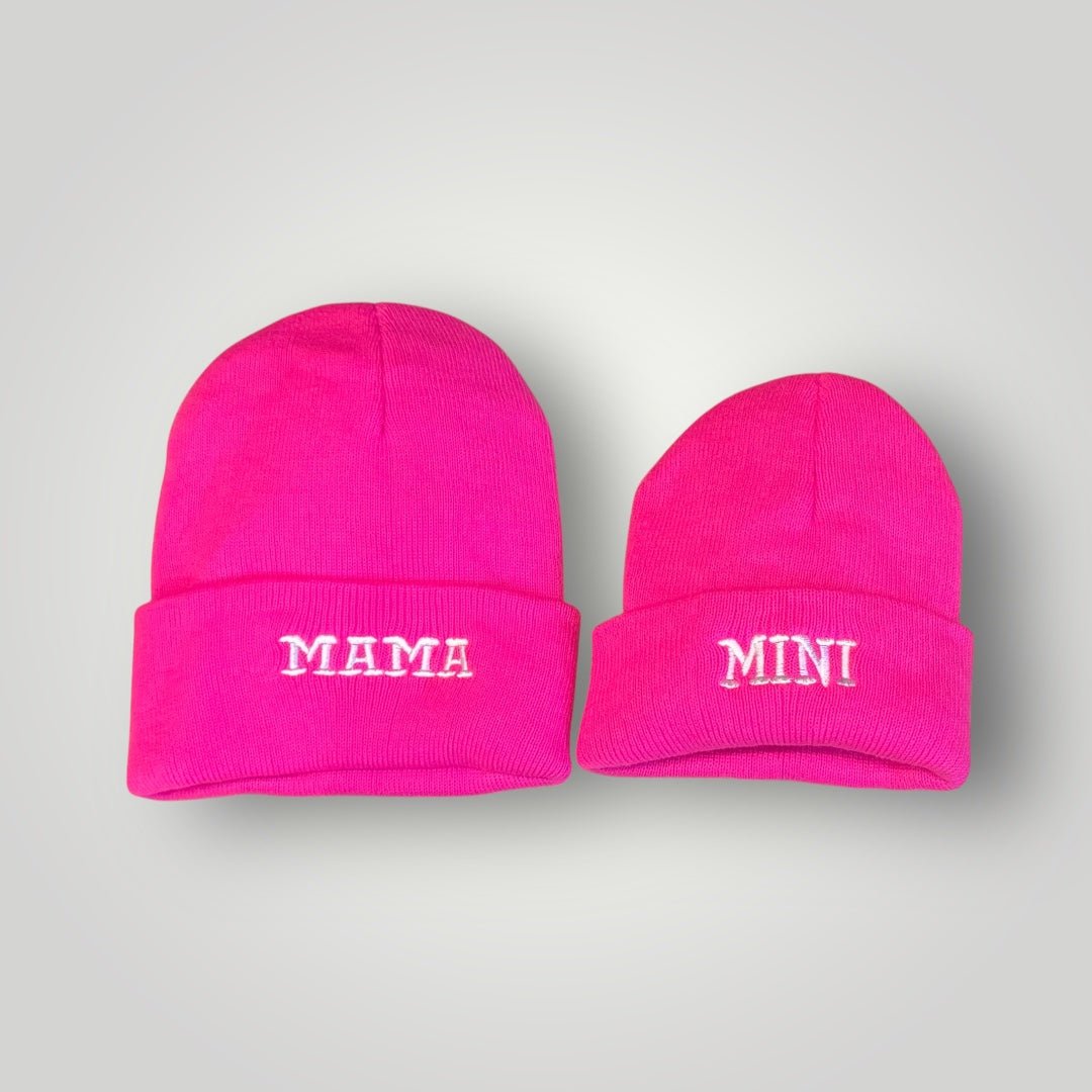 Mama and Mini Matching Beanie Set - Real Moms Boutique LLC