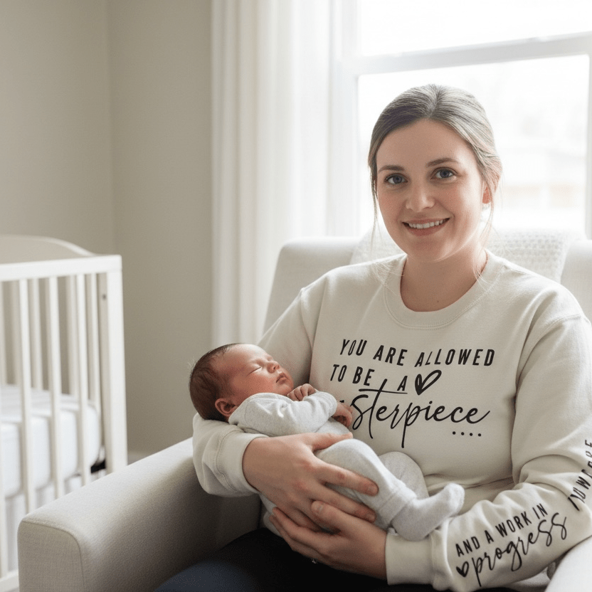 Masterpiece and Work in Progress Sweatshirt - Real Moms Boutique LLC