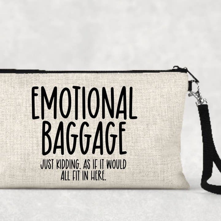 Positivity and Fun Cosmetic Canvas Bags - Real Moms Boutique LLC