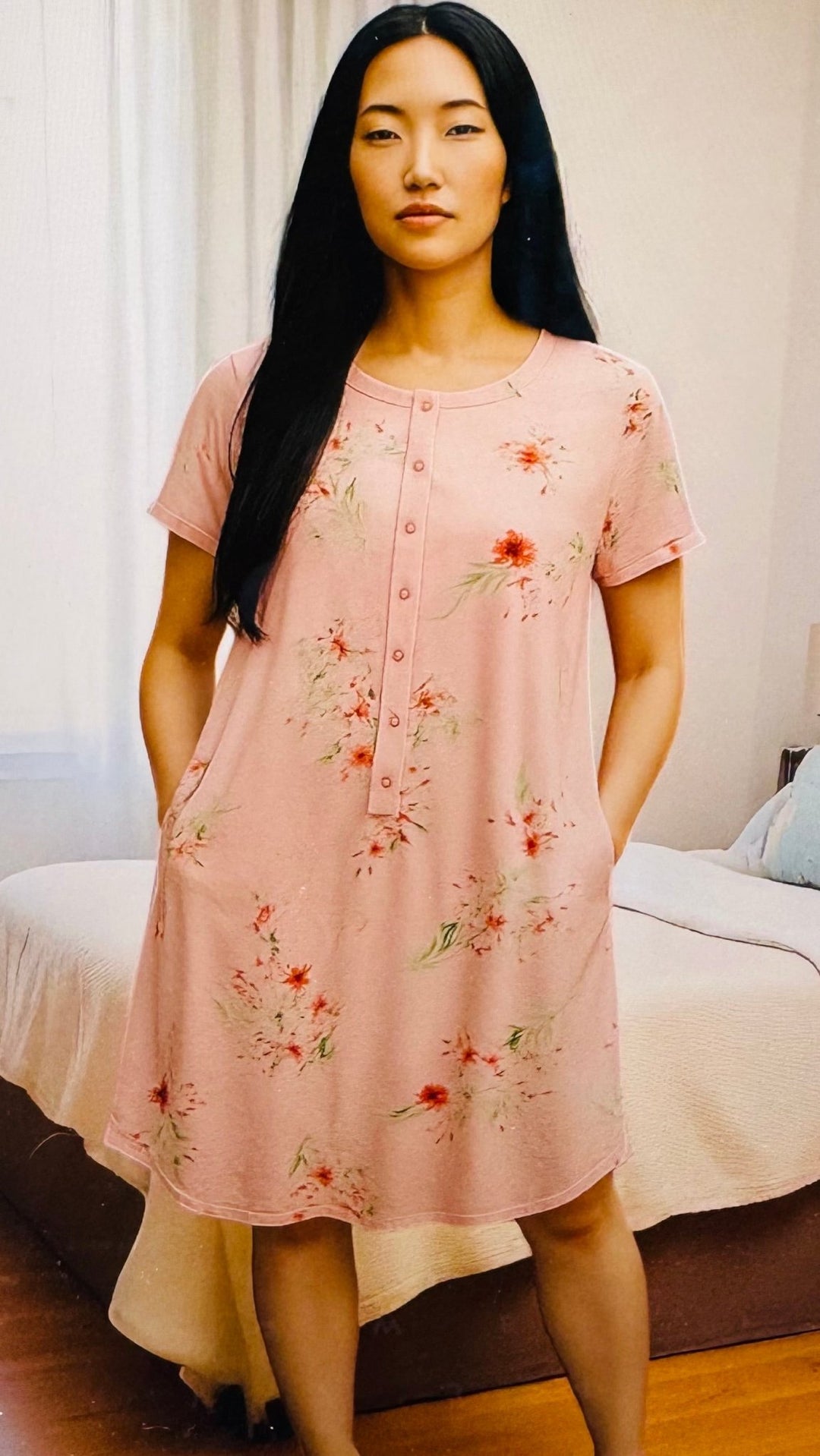 Postpartum and Recovery Lounge Gown - Real Moms Boutique LLC