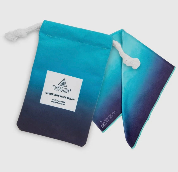 Quick Dry Hair Towel - Produced from Recycled Materials - Real Moms Boutique LLC