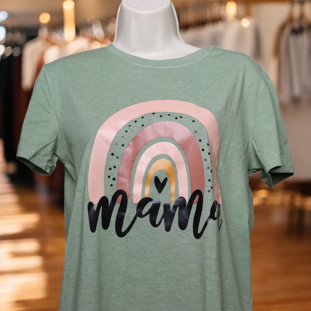 Rainbow Mama T-Shirt - Real Moms Boutique LLC