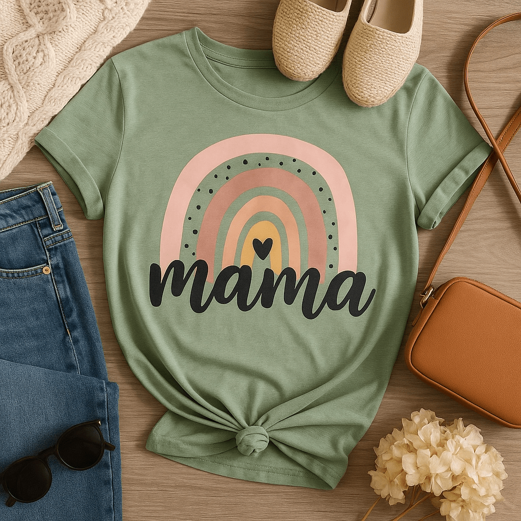 Rainbow Mama T-Shirt - Real Moms Boutique LLC