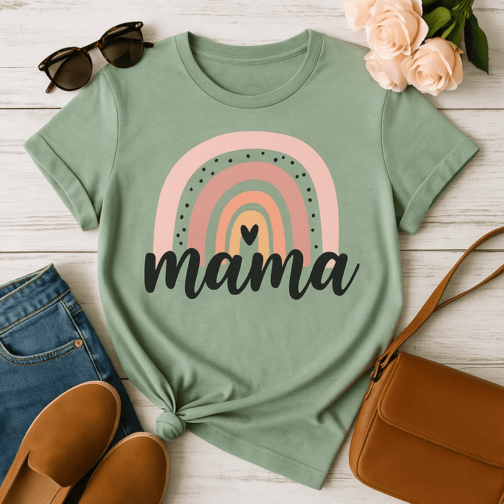 Rainbow Mama T-Shirt - Real Moms Boutique LLC