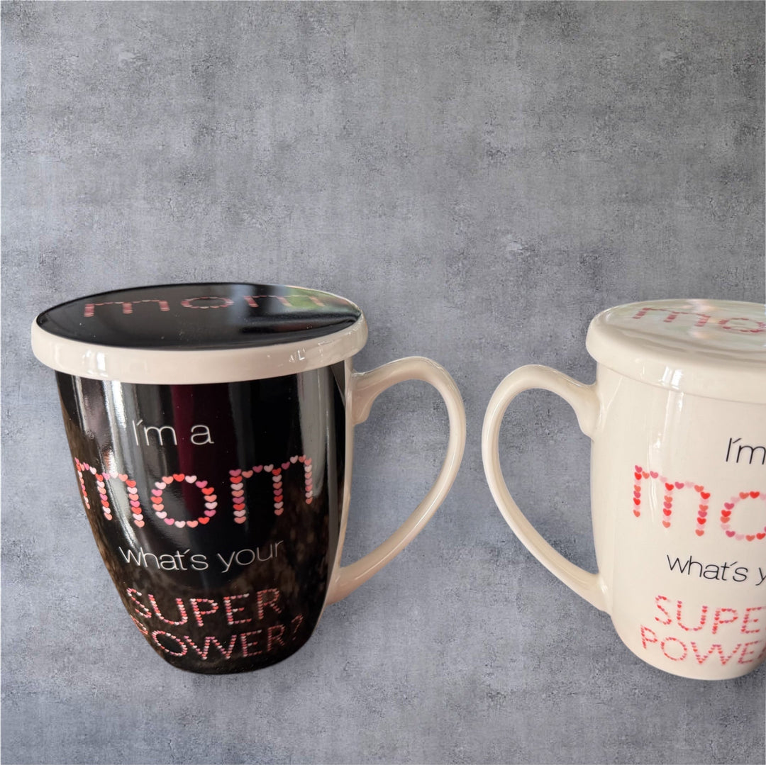 Superpower Mom Porcelain Tea Cup - Real Moms Boutique LLC