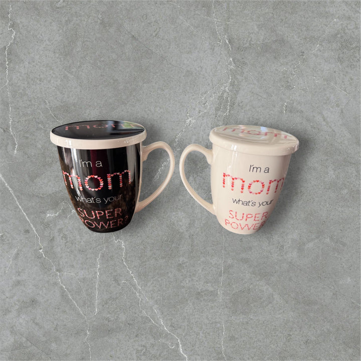 Superpower Mom Porcelain Tea Cup - Real Moms Boutique LLC