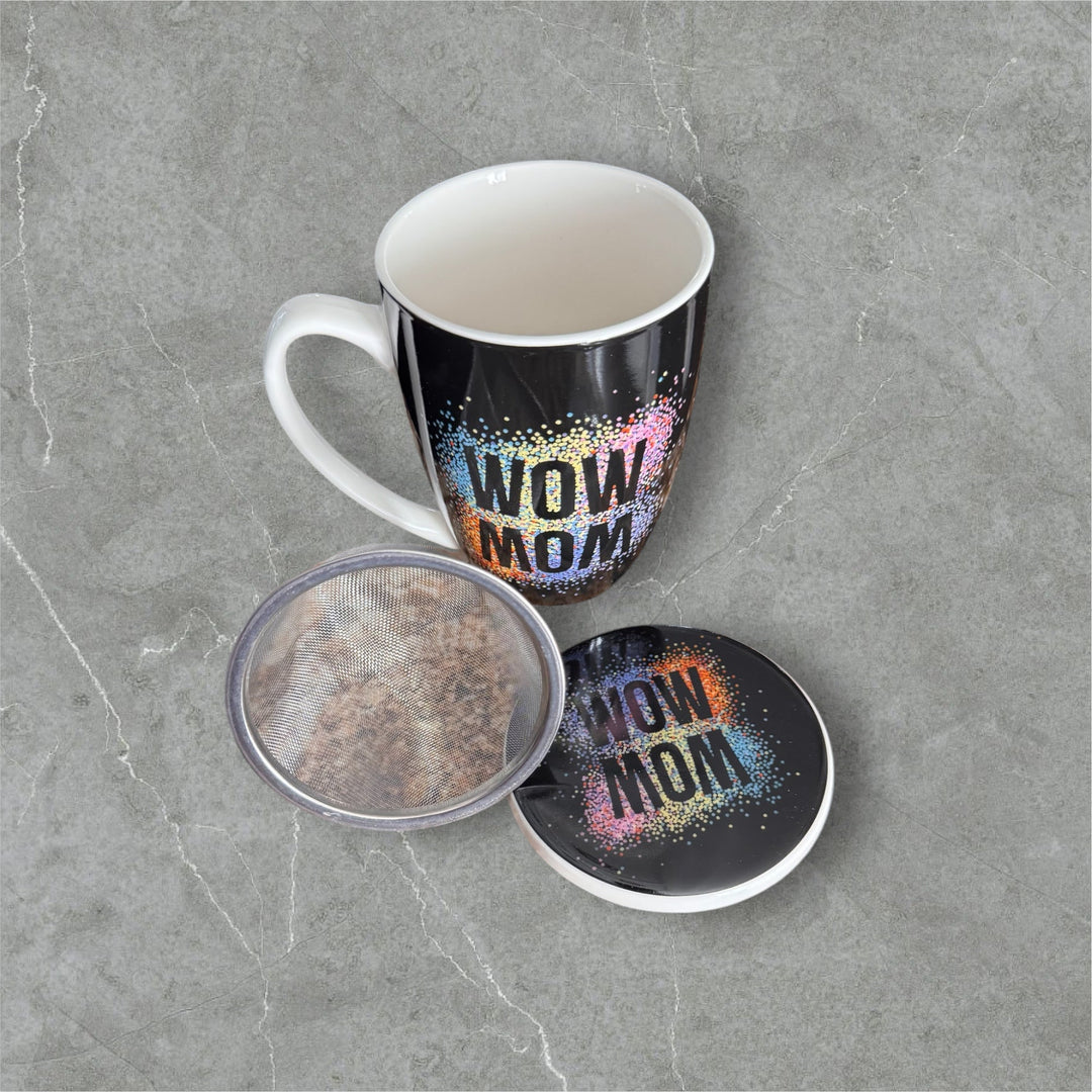 Superpower Mom Porcelain Tea Cup - Real Moms Boutique LLC