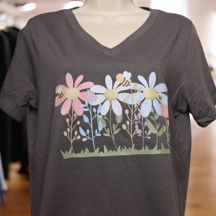 Wildflower Bloom Tee - Real Moms Boutique LLC