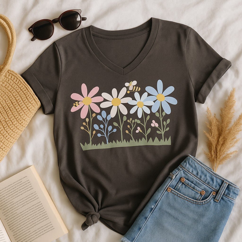 Wildflower Bloom Tee - Real Moms Boutique LLC