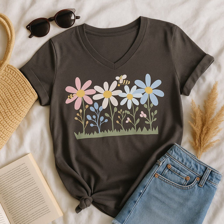 Wildflower Bloom Tee - Real Moms Boutique LLC