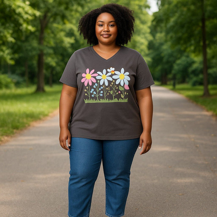 Wildflower Bloom Tee - Real Moms Boutique LLC