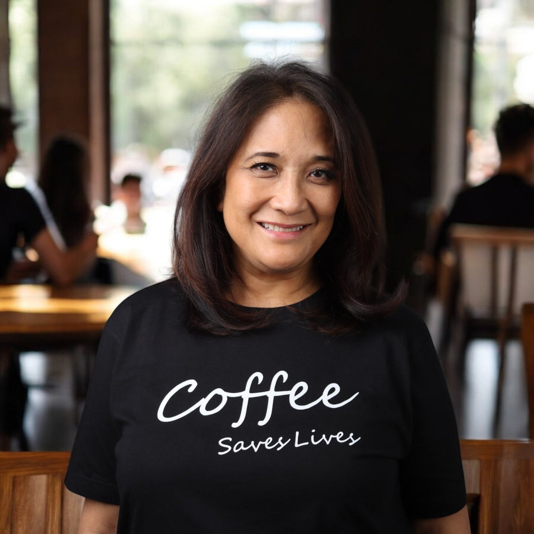 Women's Tee - Coffee Saves Lives - Real Moms Boutique LLC