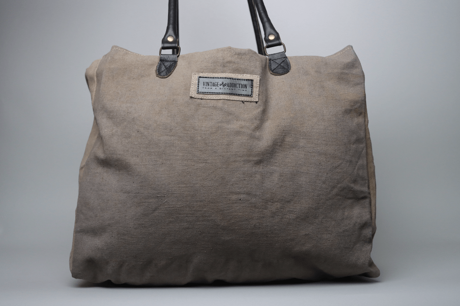 Wonderful World Recycled Military Tent Tote - Real Moms Boutique LLC