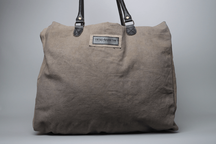 Wonderful World Recycled Military Tent Tote - Real Moms Boutique LLC